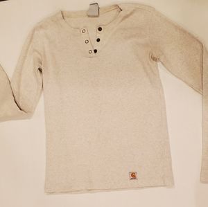 Ribbed Catapillar long sleeve thermal shirt